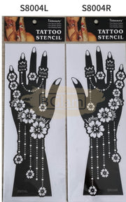 Henna Stencil S8004