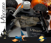 Mixcoco Soak-Off Gel Polish 15Ml - Cream Grey 221 (Smc 144 Black) Nail