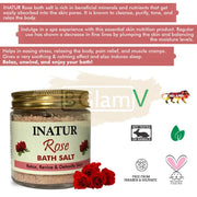 Inatur Bath Salt 90g - Rose