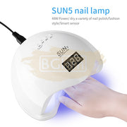 SUN 5 UV LED Nail Lamp 48W White