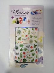 Nail Dried Flower Stickers XF3353